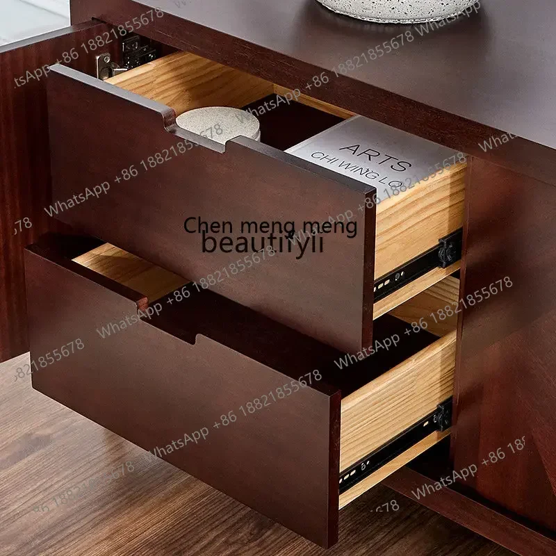 ss 8350  Light Luxury Modern TV Bench for Bedroom Simple Living Room TV Stand Floor Cabinet