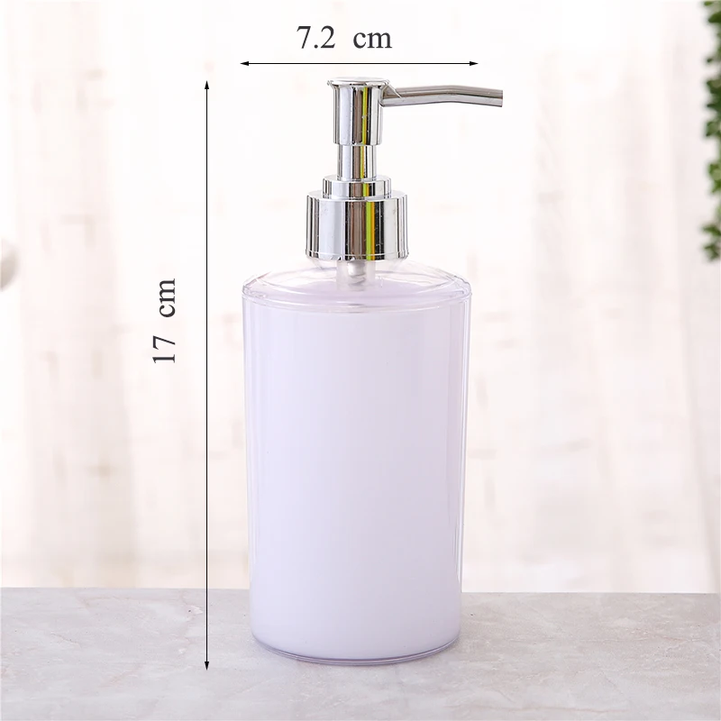 Bathroom Plastic Liquid Soap Dispensers 320ml Hand Sanitizer Bottle For Kitchen Lotion Storage Bottle