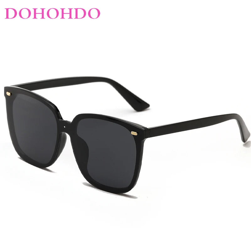 

DOHOHDO Fashion Rivet Retro Square Men's Sunglasses Summer Outdoor Women Eyewear Retro Brand Glasses Shades UV400 Oculos De Sol