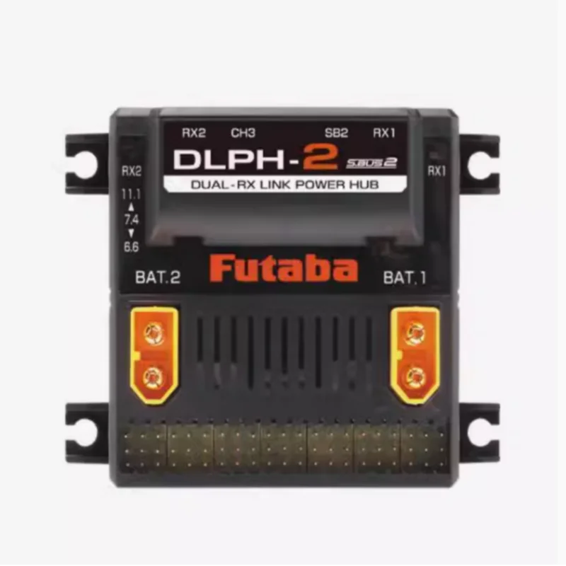 

FUTABA DLPH-2 Двухканальный приемный концентратор мощности 18-канальная плата распределения питания турбонат для радиоуправляемых самолетов Dorne с неподвижным крылом