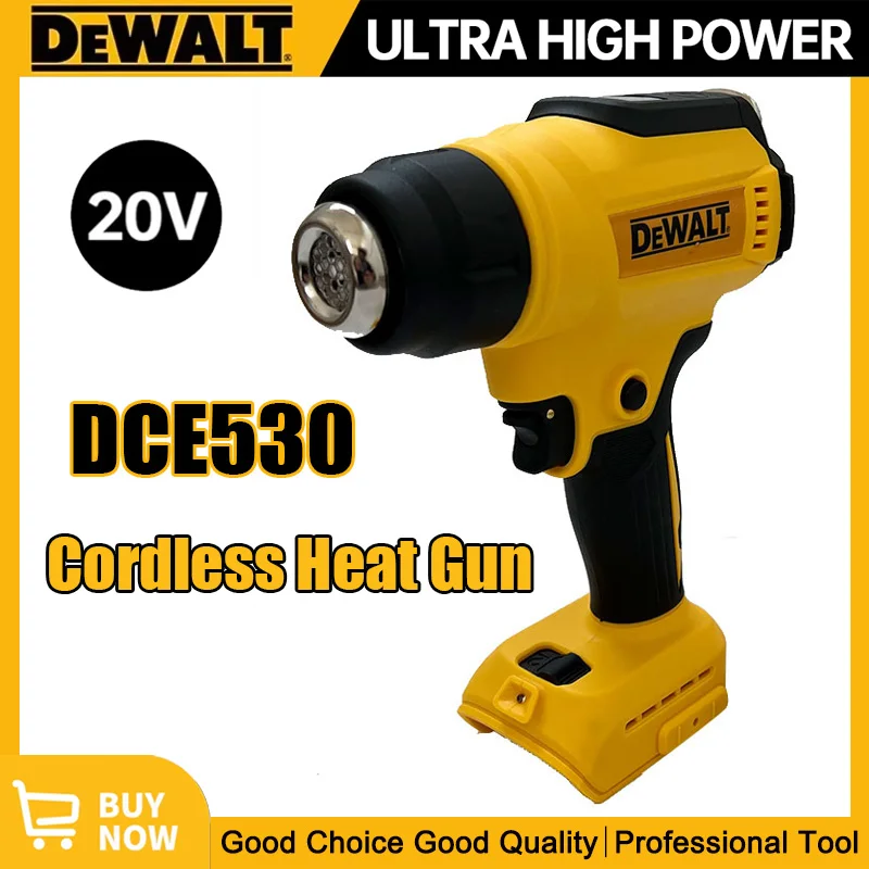 

Dewalt DCE530 300W Cordless Heat Gun High Power Welding Thermal Blower Heat Shrink Wrapping Tool For Dewalt 20V Battery
