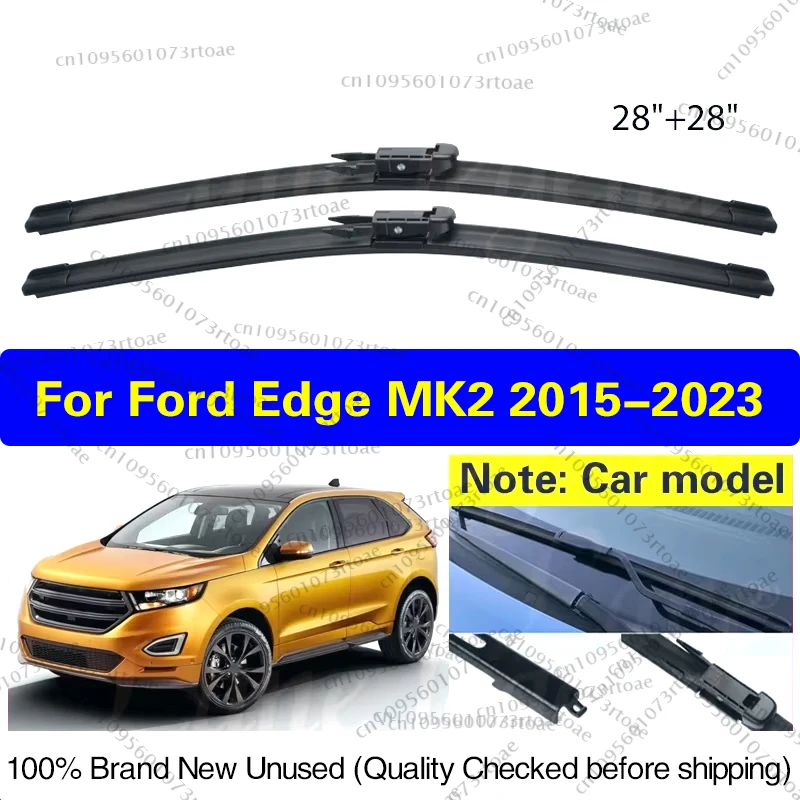 

Wiper LHD Front Wiper Blades For Ford Edge MK2 2015 - 2023 Windshield Windscreen Window Car Rain Brushes 2020 2021 2022 28"+28"