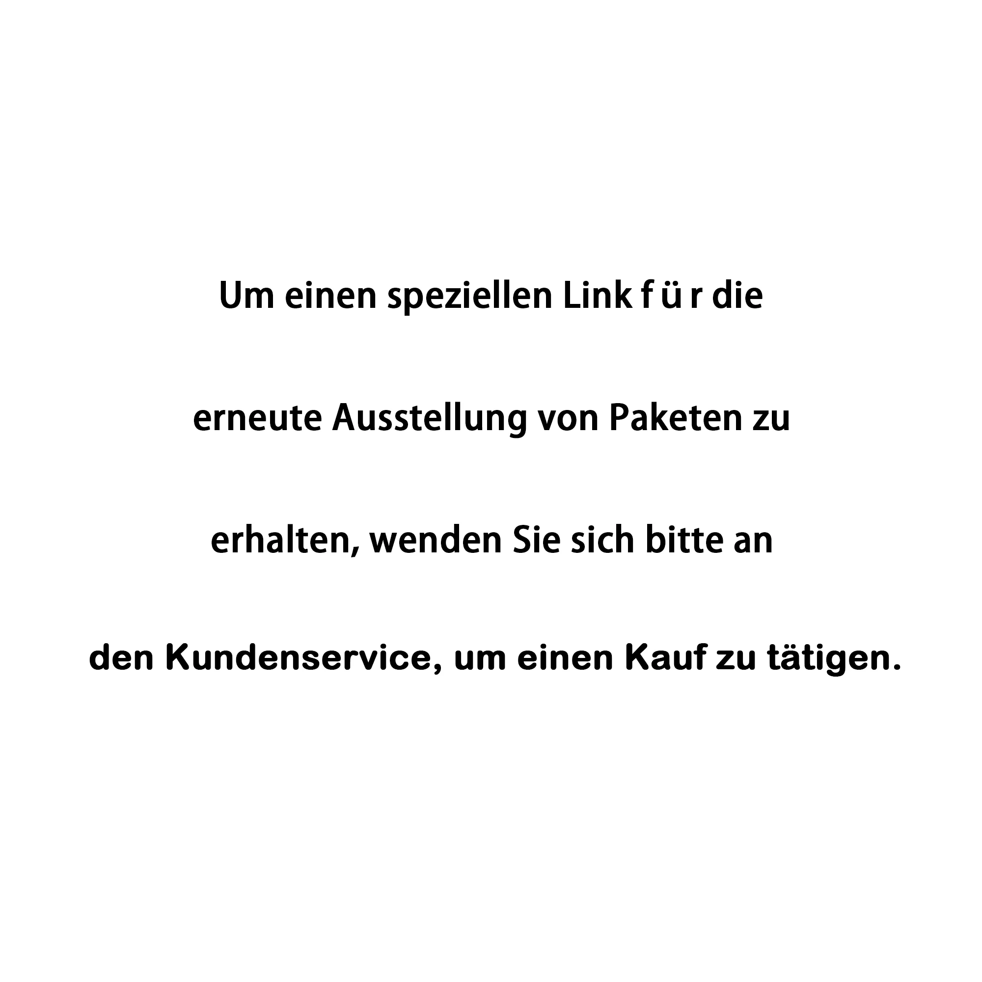 Solo para reedición del paquete. Póngase en contacto con el servicio al cliente.