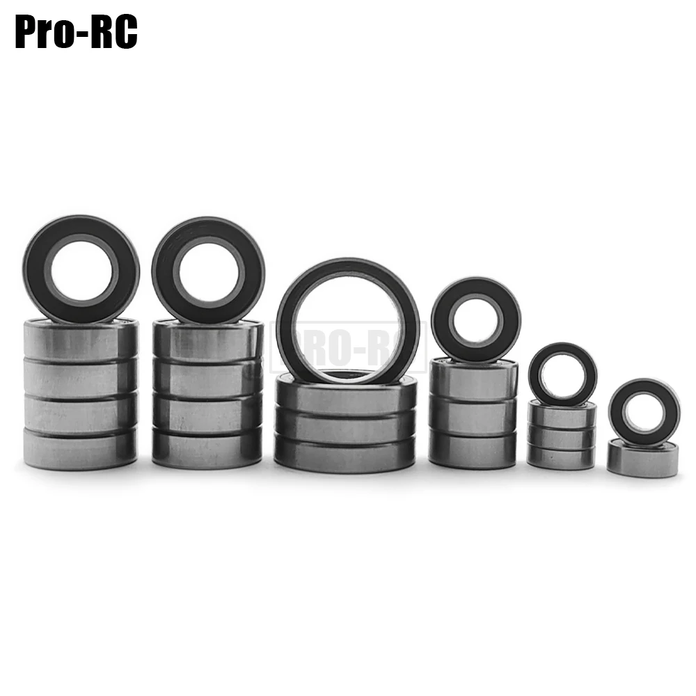 For MUGEN SEIKI MBX8 ECO Rubber Sealed Bearings Kit (24 Pcs)