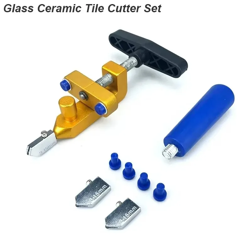 2-In-1 Glass Ceramic Tile Cutter With Knife Wheel Diamond Roller Cutter Cutting Machine Opener Breaker Accessories Set