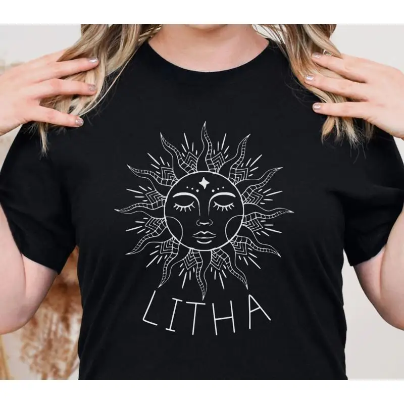 

Litha T Shirt Pagan Holiday Seasonal Witch Wheel Of The Year Wiccan Sabbat Women'S Summer Solstice