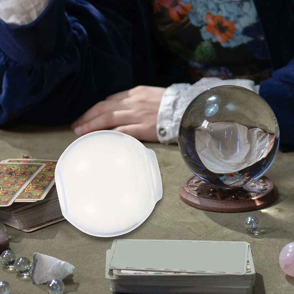 

6 шт., силиконовая форма с хрустальным шаром, круглая форма шара, форма «сделай сам», для литья из смолы ручной работы, принадлежности для рукоделия, поставка «сделай сам»