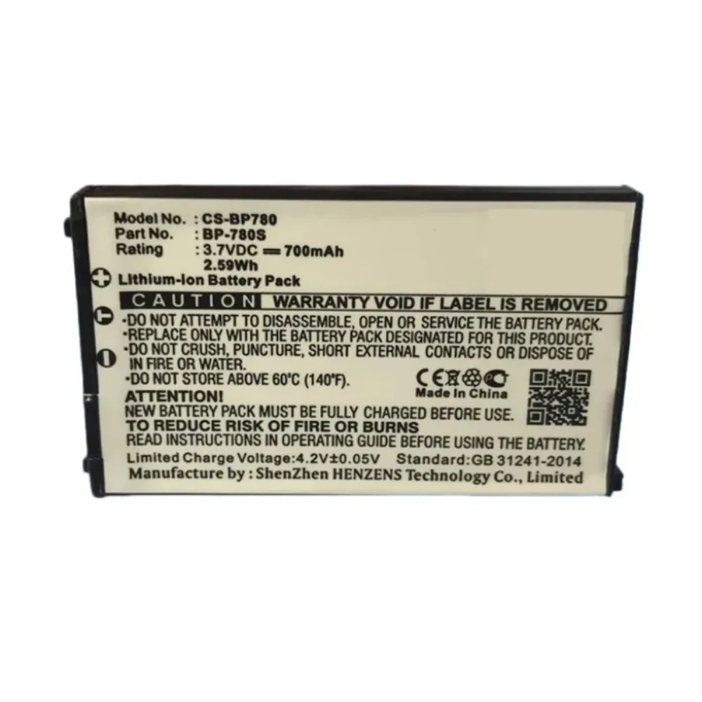 BP-780S Battery 700mAh 3.7V For Kyocera Finecam SL300R SL400 CONTAX SL300RTR Camera High Capacity Replacement Battery