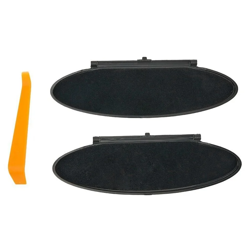 Authentic 2 Pcs Car Sun Visor Interior Makeup Mirror Cover 99670142102 For 911 996 997 Boxster 986 Cayman 987 Replacemen