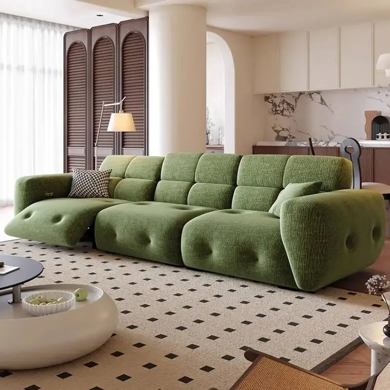 كراسي خضراء كرسي أريكة كرسي كهربائي الشمال الحديثة مصمم كرسي كهربائي أريكة ذكية الحد الأدنى Divano Soggiorno الأثاث #2