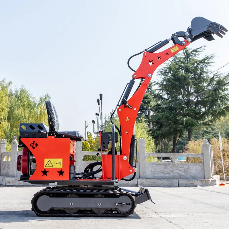 mini excavator small digge micro bagger pelle 800 kg hydraulic excavators for sale 0.8 ton