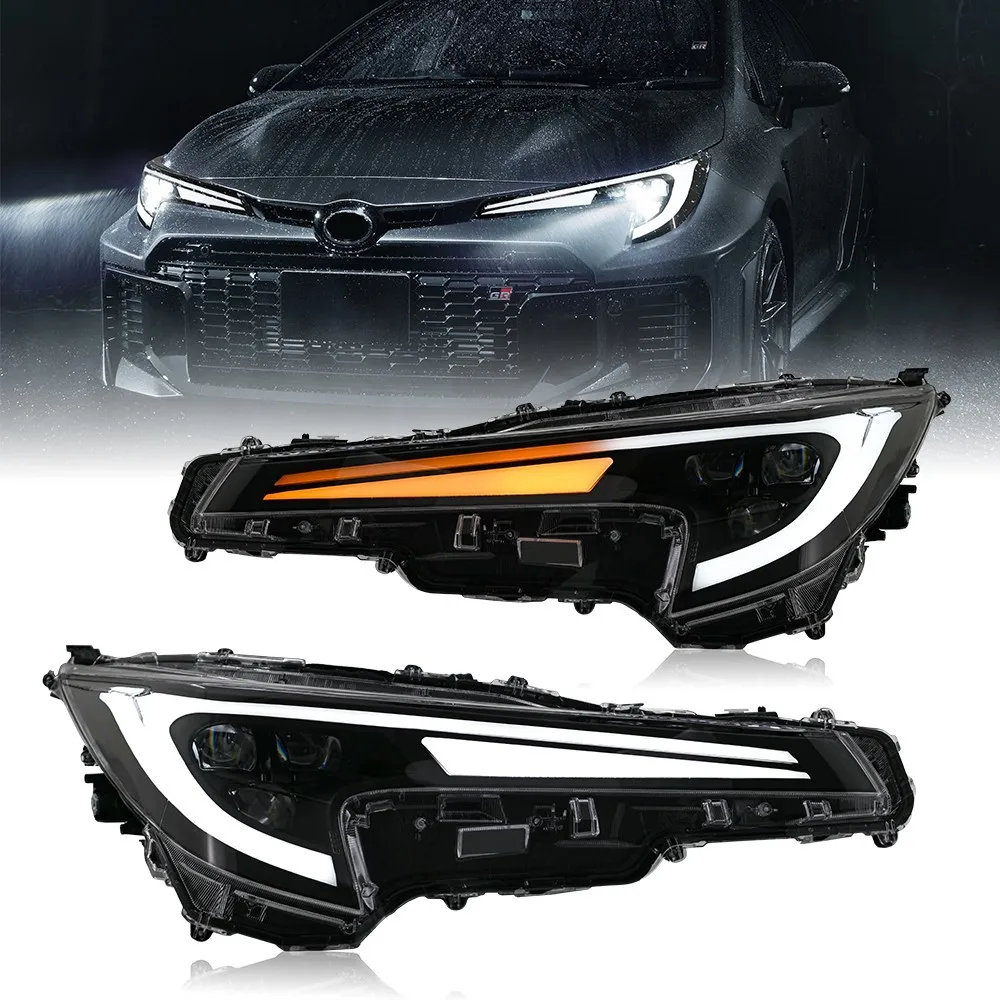 

LED Headlight Assembly For Toyota Corolla Hybrid SE XLE XSE 2023 2024 2025 LED Headlights w/ Sequential