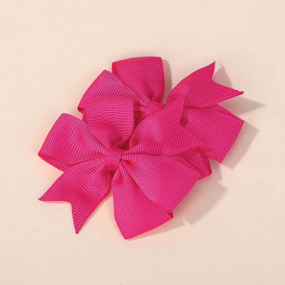 6 قطعة/المجموعة طفل الفتيات إكسسوارات الشعر لون الحلوى زهرة الانحناء دبوس الشعر لطيف مقاطع الشعر الآمنة و الدولاب أغطية الرأس للأطفال #3