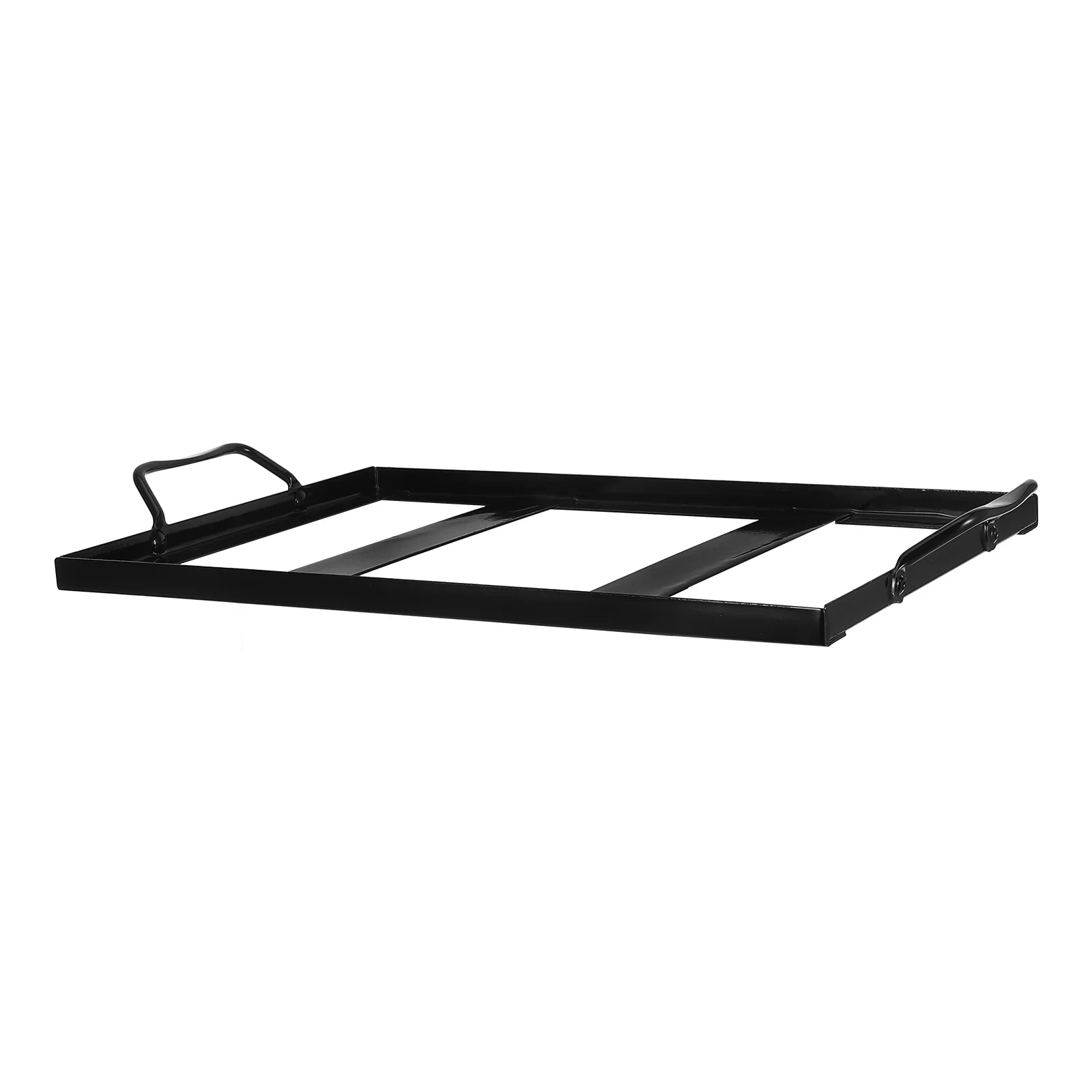 

Desktop Salt Shelf Brackets Black for Protection Stainless Steel Plate Holder Block