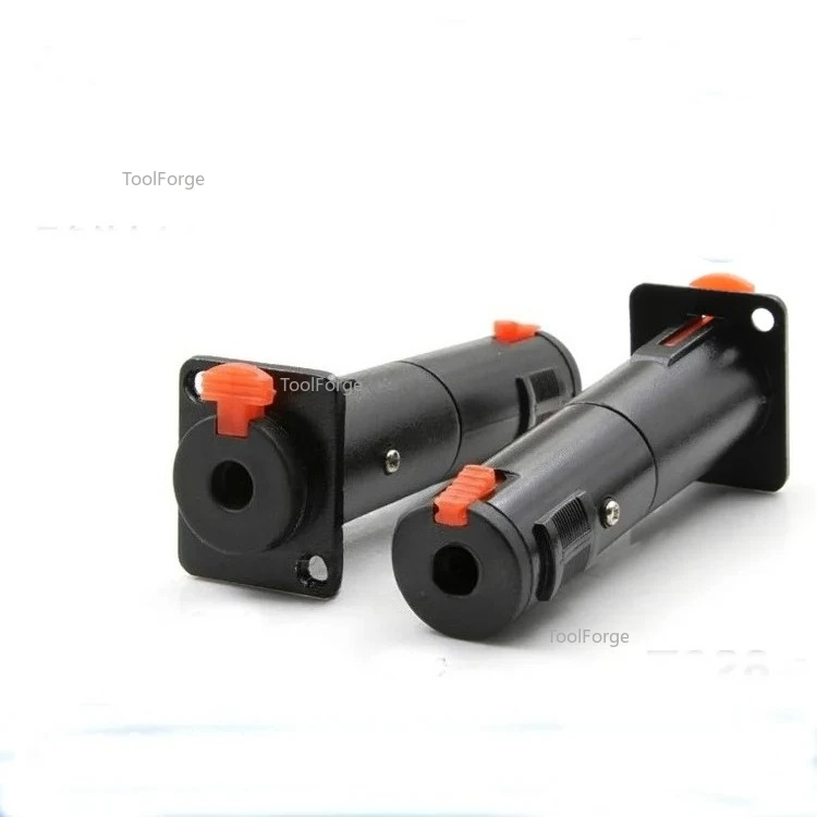 

5PCS/lot Stereo 1/4" locking jack Panel Mount Connector 6.35 mm 6.35mm 6.5mm Female Jack