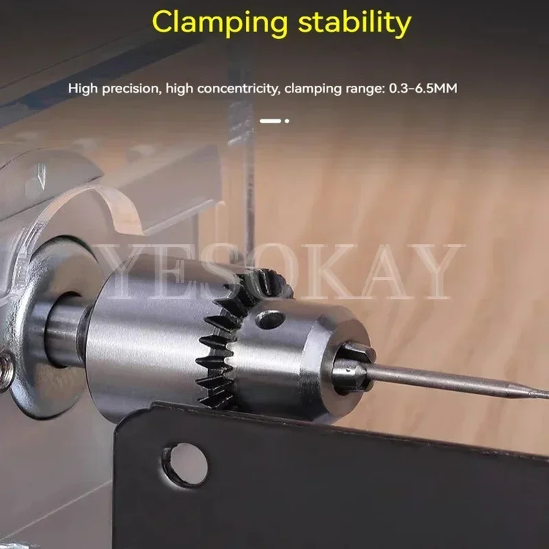 Mini torno ASJ-001 para carpintería, herramienta multifuncional para el hogar, rectificado y pulido de cuentas