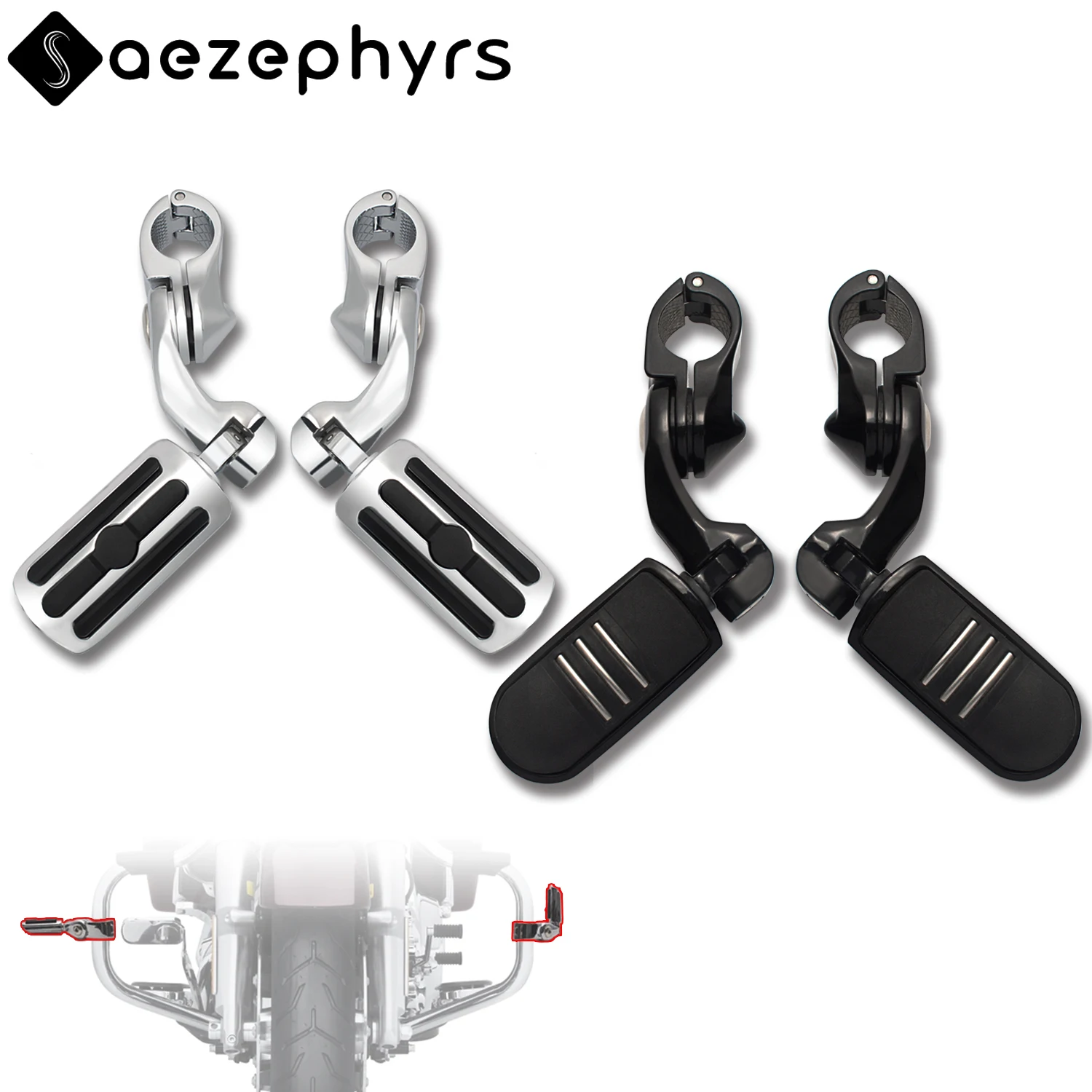 32mm Motorcycle Highway Footrest 1-1/4