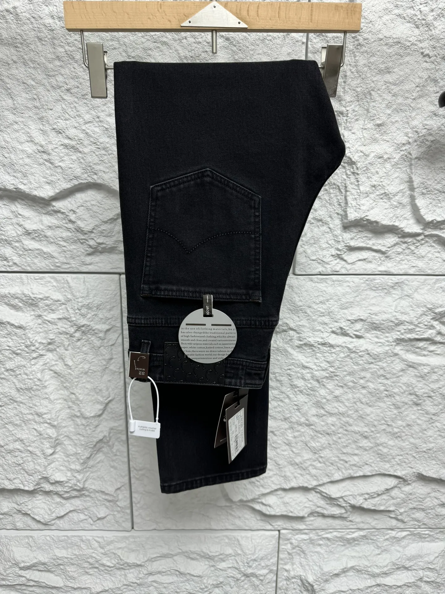 

Джинсы BLLIYOSS, тонкие хлопковые мужские брюки 2025 FW, новые деловые брюки прямого кроя с вышивкой, уличные брюки Old Money, высокое качество, пряжа от 30 до 42 лет