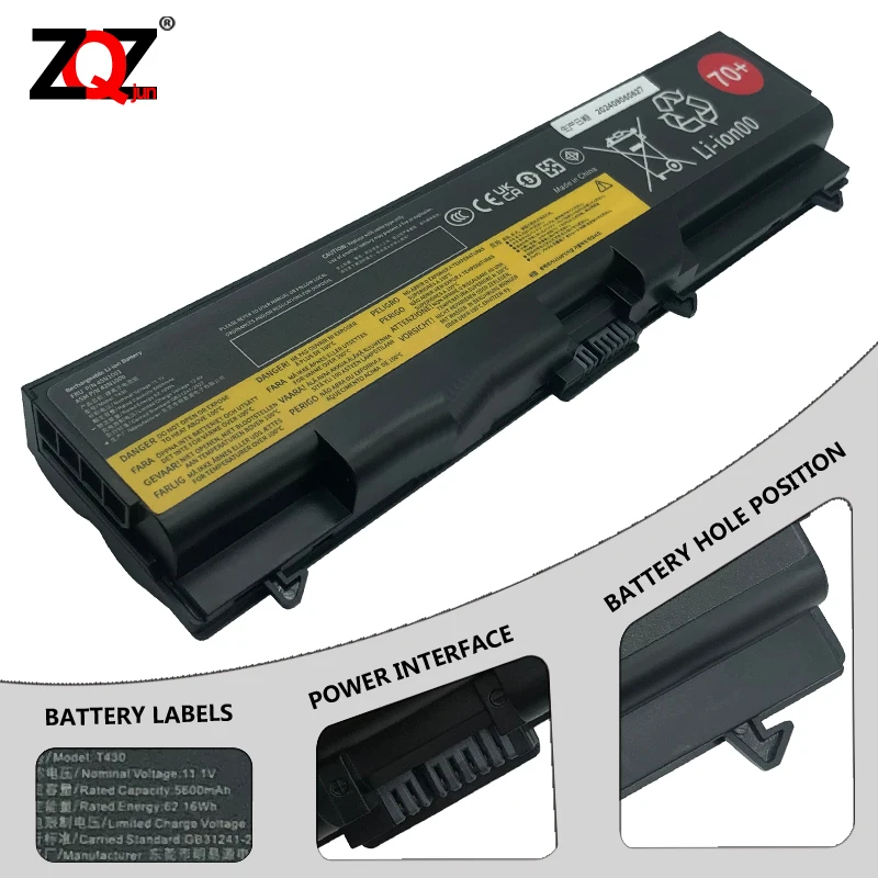 جديد 70 + 45N1001 بطارية الكمبيوتر المحمول لينوفو ثينك باد T430 T430i T530 L430 L530 W530 45N1000 45N1001 45N1004