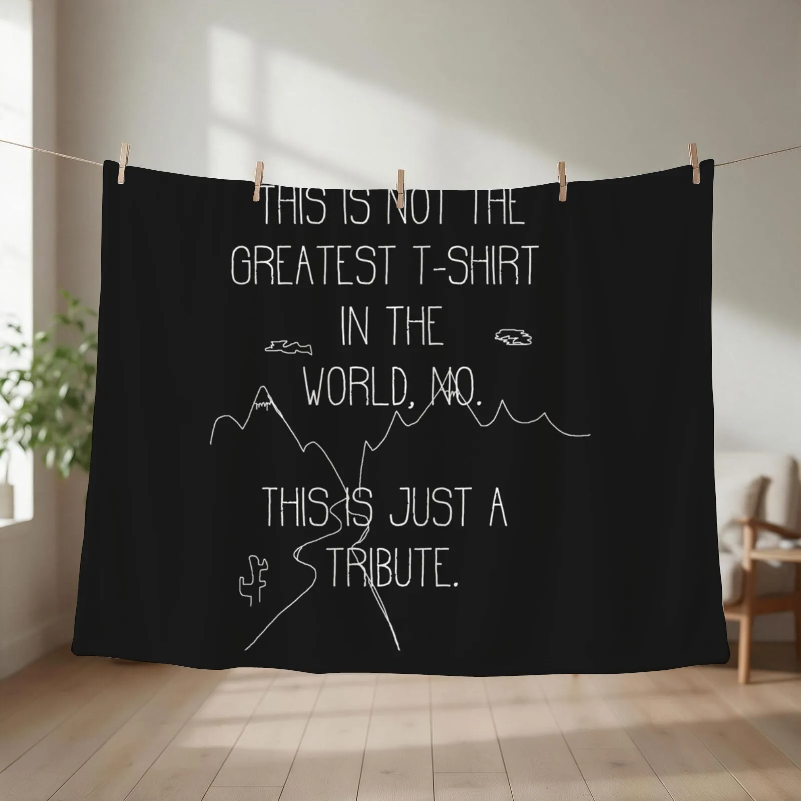 This is just a tribute - Tenacious D Print Essential Throw Blanket Thermals For Travel christmas gifts Luxury Throw Bed Blankets