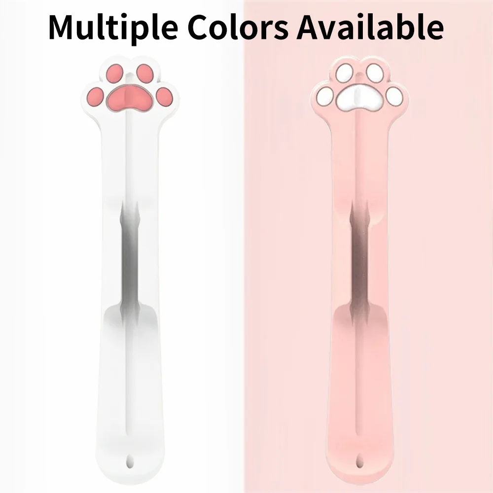 Self Adhesive Anti-slip Silicone Tablet Stylus Holder Soft Pencil Sleeve Portable Stylus Fix Storage Organizer