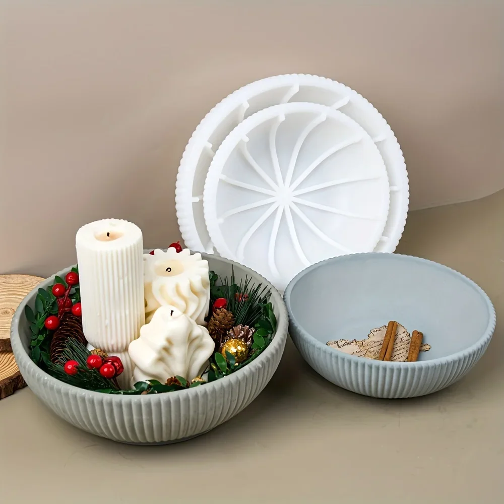 

1 Ring Silicone Mould for Epoxy, Candle Making, Plaster Cement Succulent Planters, Decorative Pot Crafts, DIY Craftsmen Gifts