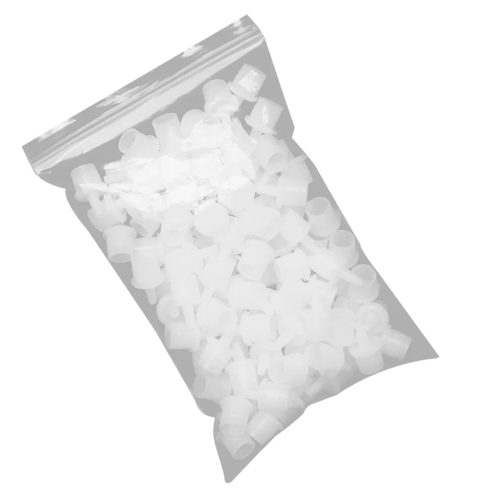 

100Pcs Glue Extender Tips Replacement Caps for Control Nozzle Ideal for Eyelash Glue Bottles and Craft Use