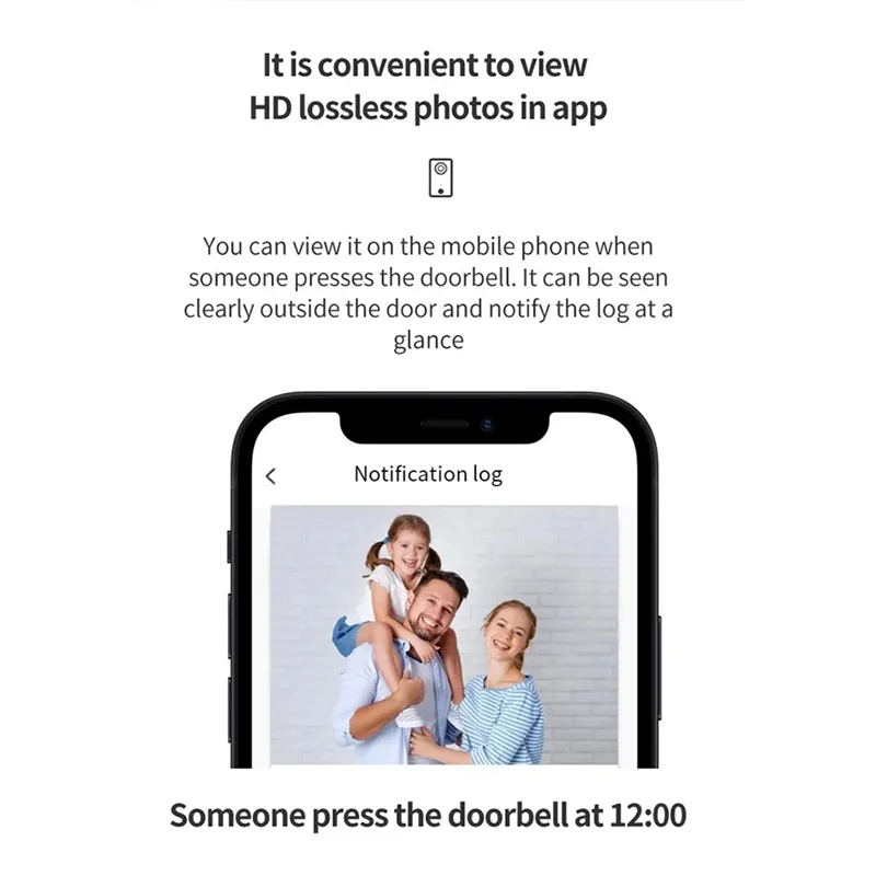 กล้องออดวิดีโอ WIFI อัจฉริยะเต็มรูปแบบพร้อม Night Vision HD Wireless Security 2-Way Intercom Voice Changer สําหรับบ้าน