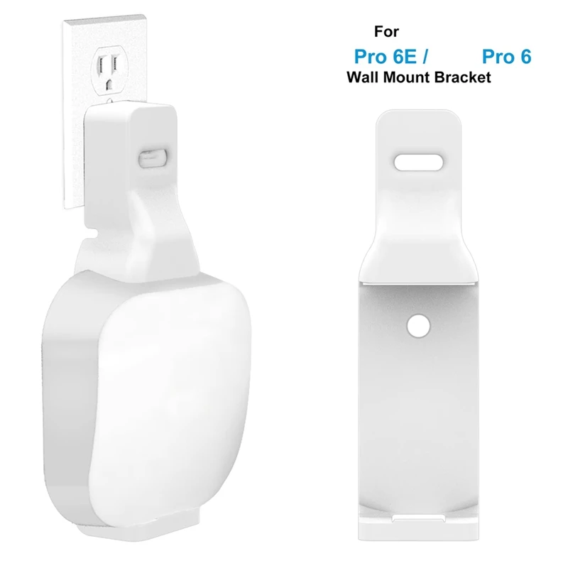 SCLS para Eero Pro 6 / Pro 6E soporte de enrutador Wifi de malla con soporte de almacenamiento de Cable compatible con Eero Pro 6 y Pro 6E soporte de montaje en pared