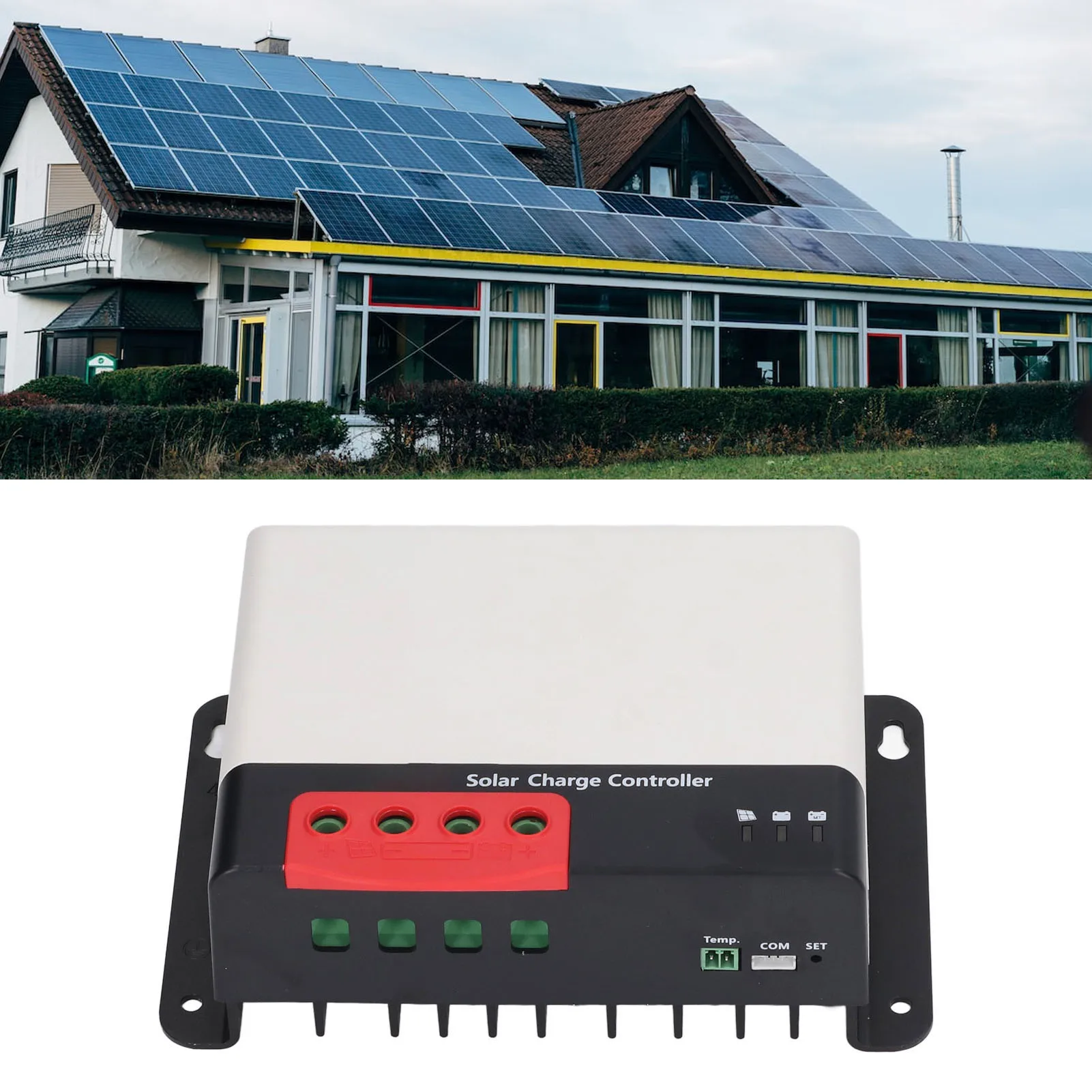 

12V Solar Controller Solar Controller MPPT Tracking Charging Parameters Adjustable Solar Power Controller 12V 24V