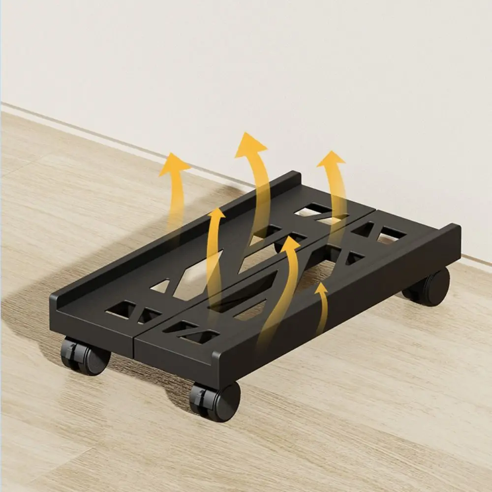 

Телескопическая подставка для компьютерного блока с регулируемыми колесиками, вентилируемый лоток для шасси на колесах, мобильная база-подставка для использования на полу