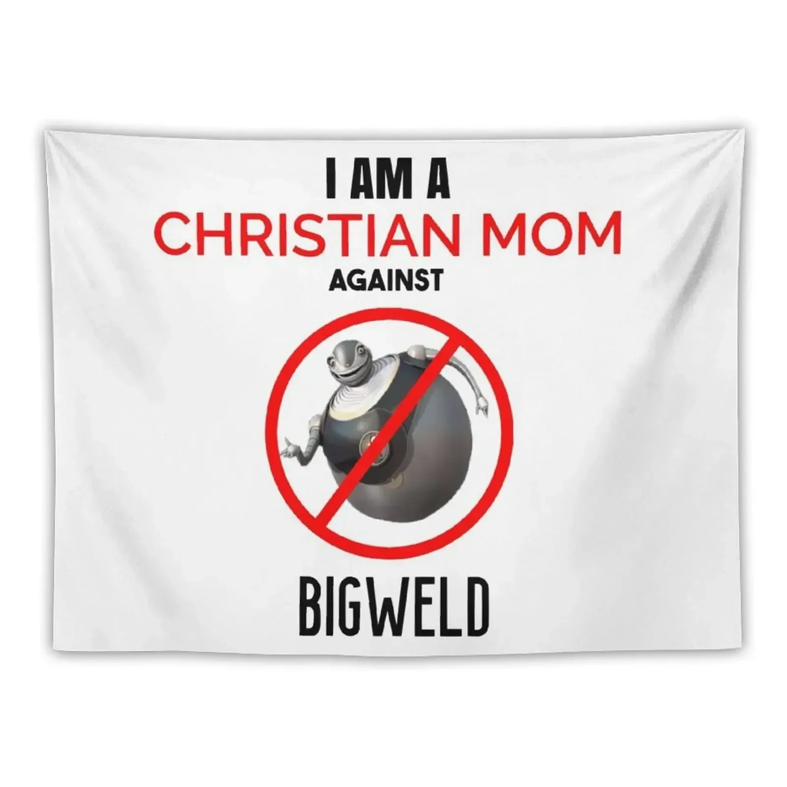 Christian Mom against BIGWELD Tapestry Room Decorations Aesthetic Home Decorations Tapestry