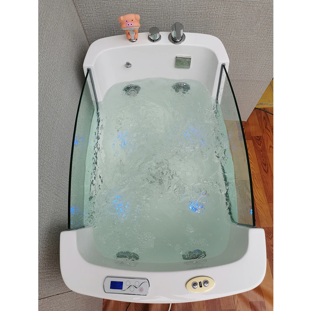 Picture 4: Acrylic Electric Grooming Salon Pet Water Spa Dog Bath Tub Ozone Therapy Bathing Tubs Price Bathtub