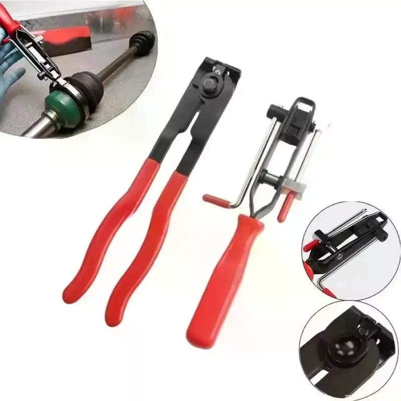 

Durable CV Joint Boot Clamp Pliers Car Banding Hand Tool Kit Car Repairs Kits For Exhaust Pipe Fuel Filter Hand Installer Tool