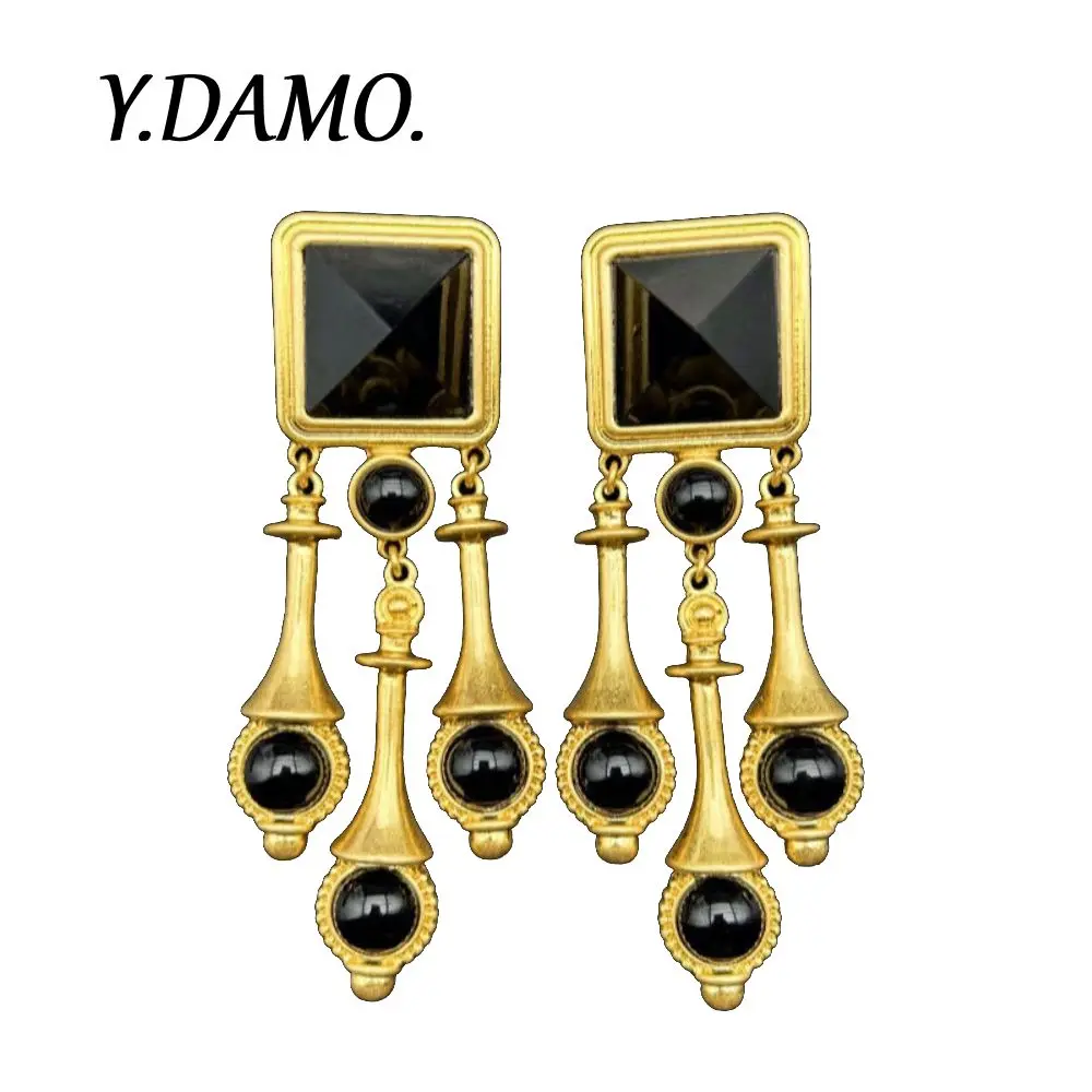

Damo Earringvintage Victorians Jewelry 2025 Trend Different Earring For Women Luxury Design Jewelry Elegant Exaggerated Earrings