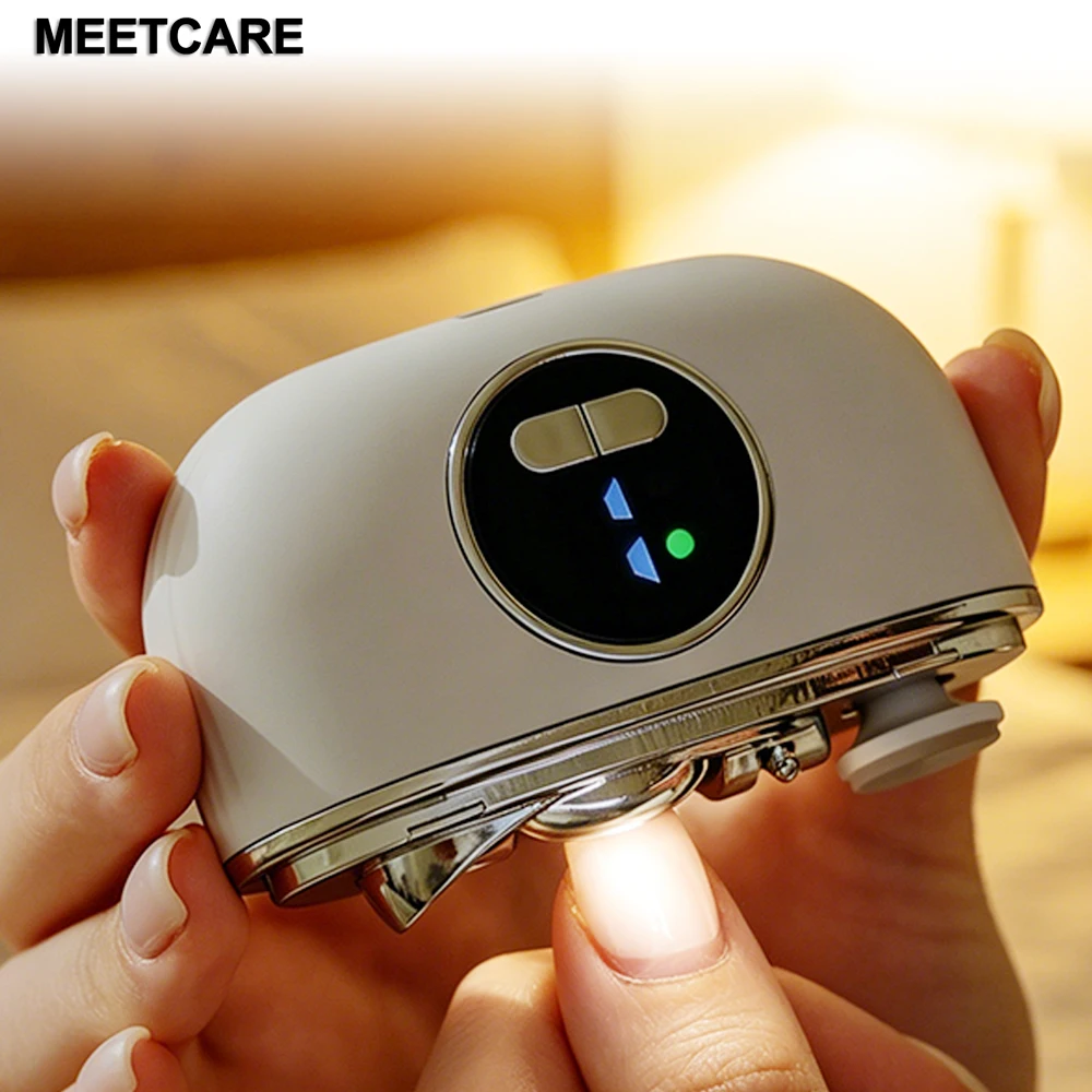 2 IN 1 Electric Nail Clipper Cutter with LED Light Automatic Nail Grinder Polished Trimmer for Mini Manicure Tools Nail Care