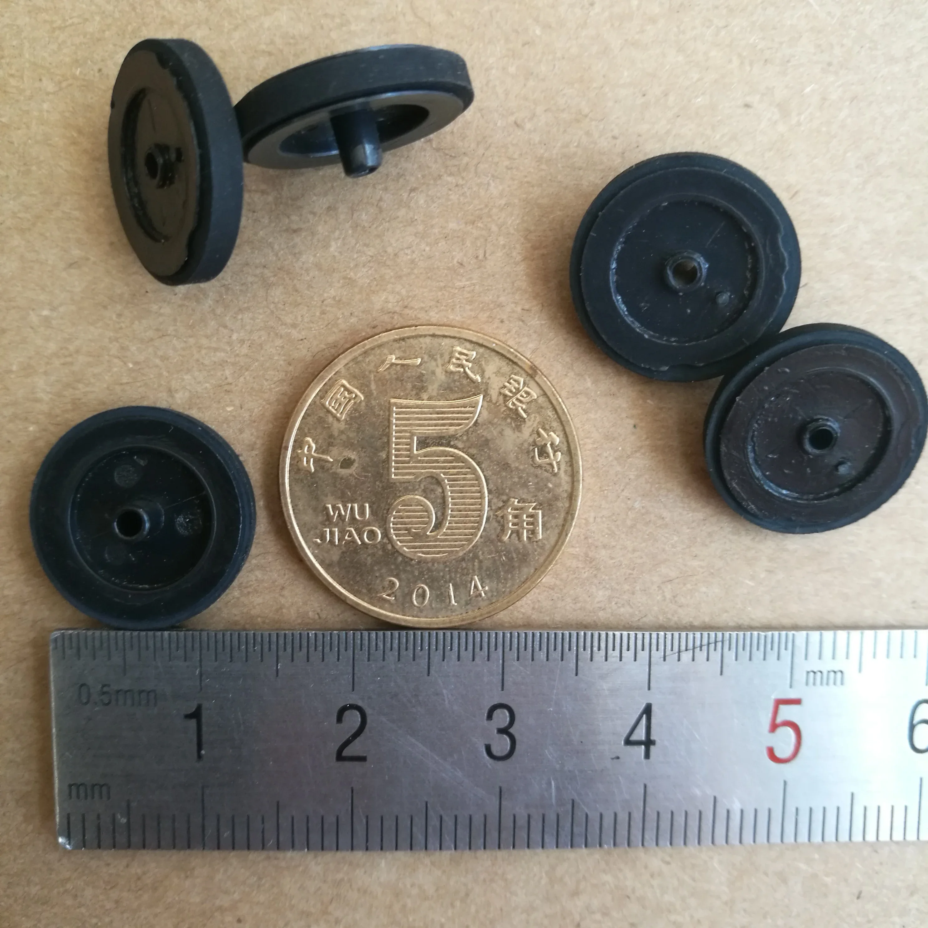 5 Buah Roda T 14.5Mm X 5X1.5 Roda Pendukung Perekam Gerakan Roda Pendukung
