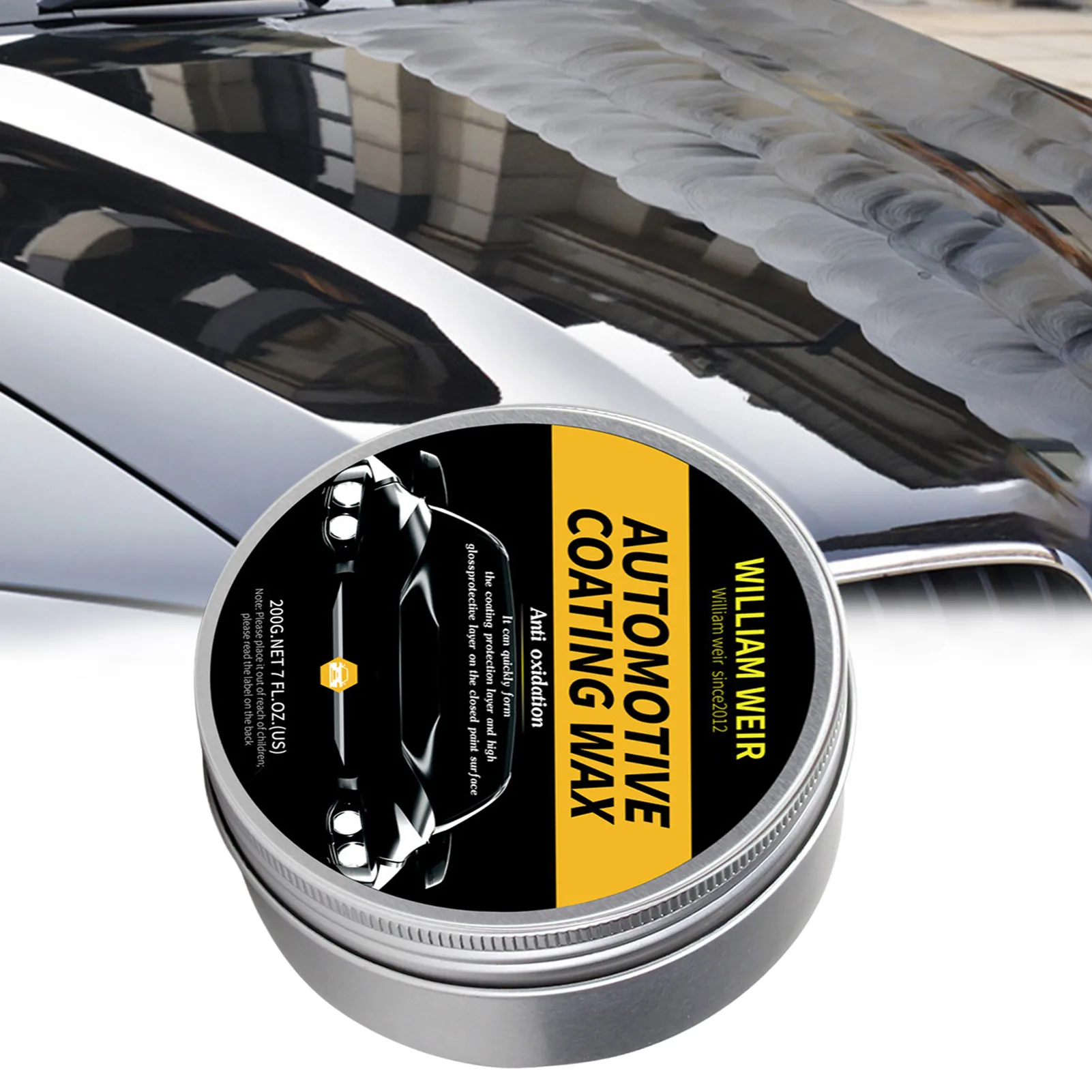 

200g Car Wax Crystal Plating Set Hard Glossy Wax Layer Covering The Paint Surface Coating Formula Super Waterproof Film