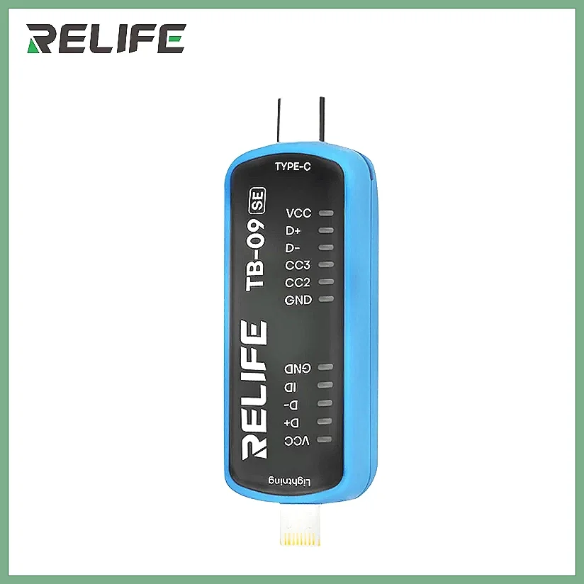 USB Port Tester Tool, Type-C Lightning Charging Port Repair Detector for iPhone Android Phone, TB-09 SE