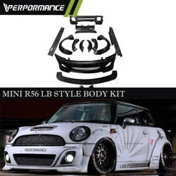 For MINI Cooper R56 Body Kit Update To LB Style FRP Material 2007~2015 Year R56 Car Bumpers Exterior Parts