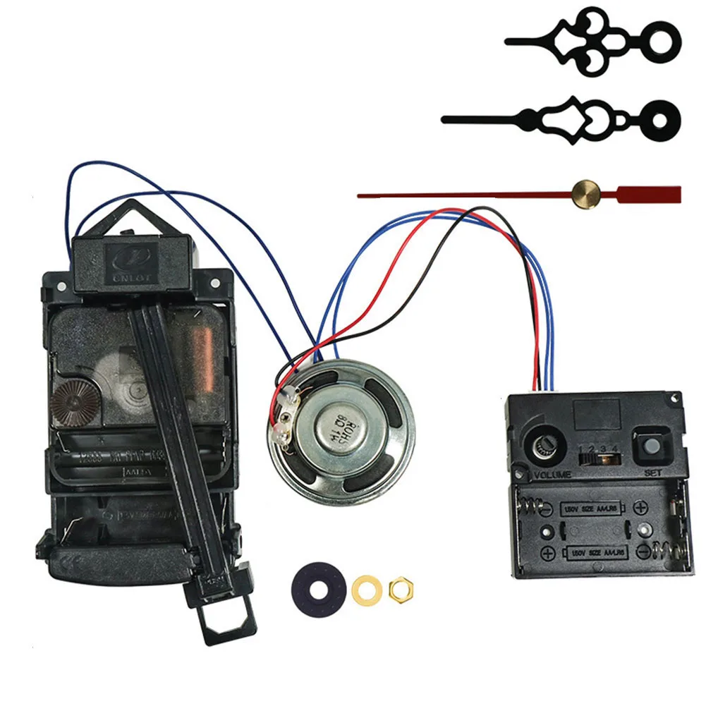 Movimento Orologio a pendolo Orologio da camera da letto Accessori Hardware alimentato a batteria Parti di carillon melodioso Nuovo pratico