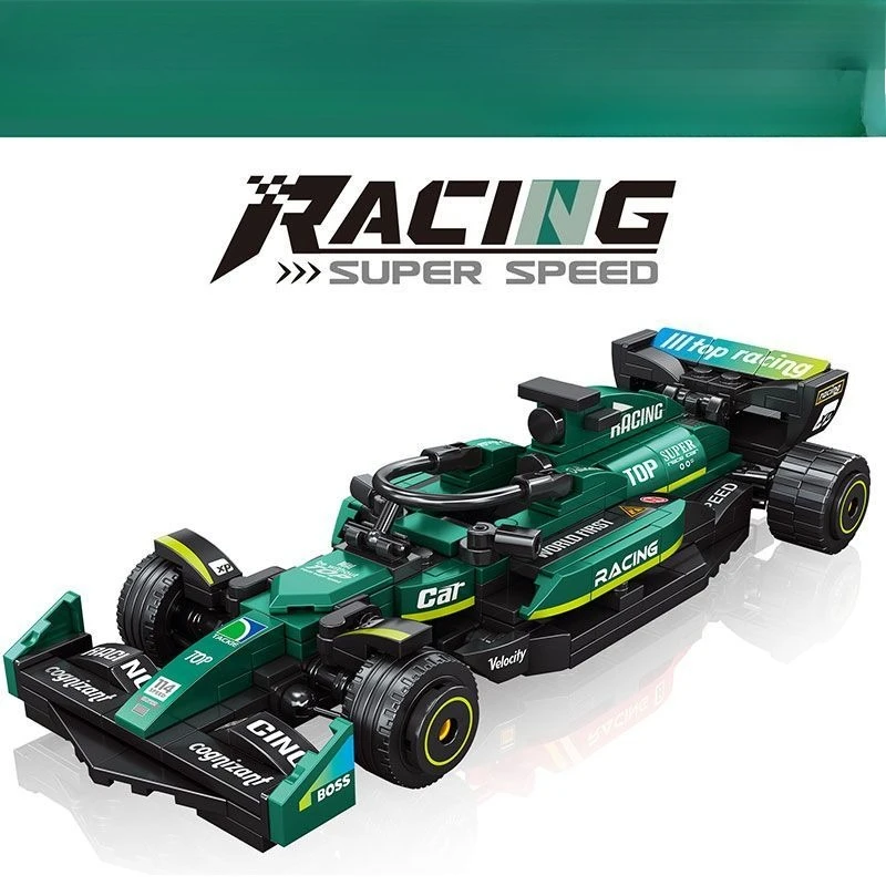 

300+PCS Racing SPORT CAR TEAM Technical Vehicel Blocks Creative DESIGNER Model Building Block Kit Toys Birthday Gift Boys Set