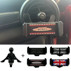 Soporte de teléfono de salida de ventilación de coche para MINI Countryman Clubman R55 R56 R60 R61 R57 R58 R59, accesorios de estilo de coche