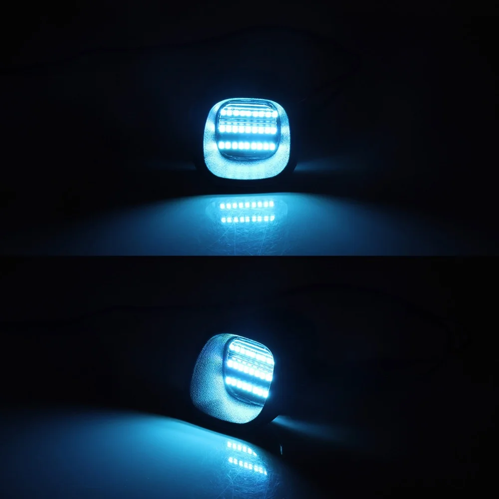 أضواء رقم لوحة الترخيص الخلفية LED للسيارة خالية من الأخطاء لسيارة شيفروليه بليزر S10 لاقط لجيم سي جيمي سونوما لـ Oldsmobile Bravada