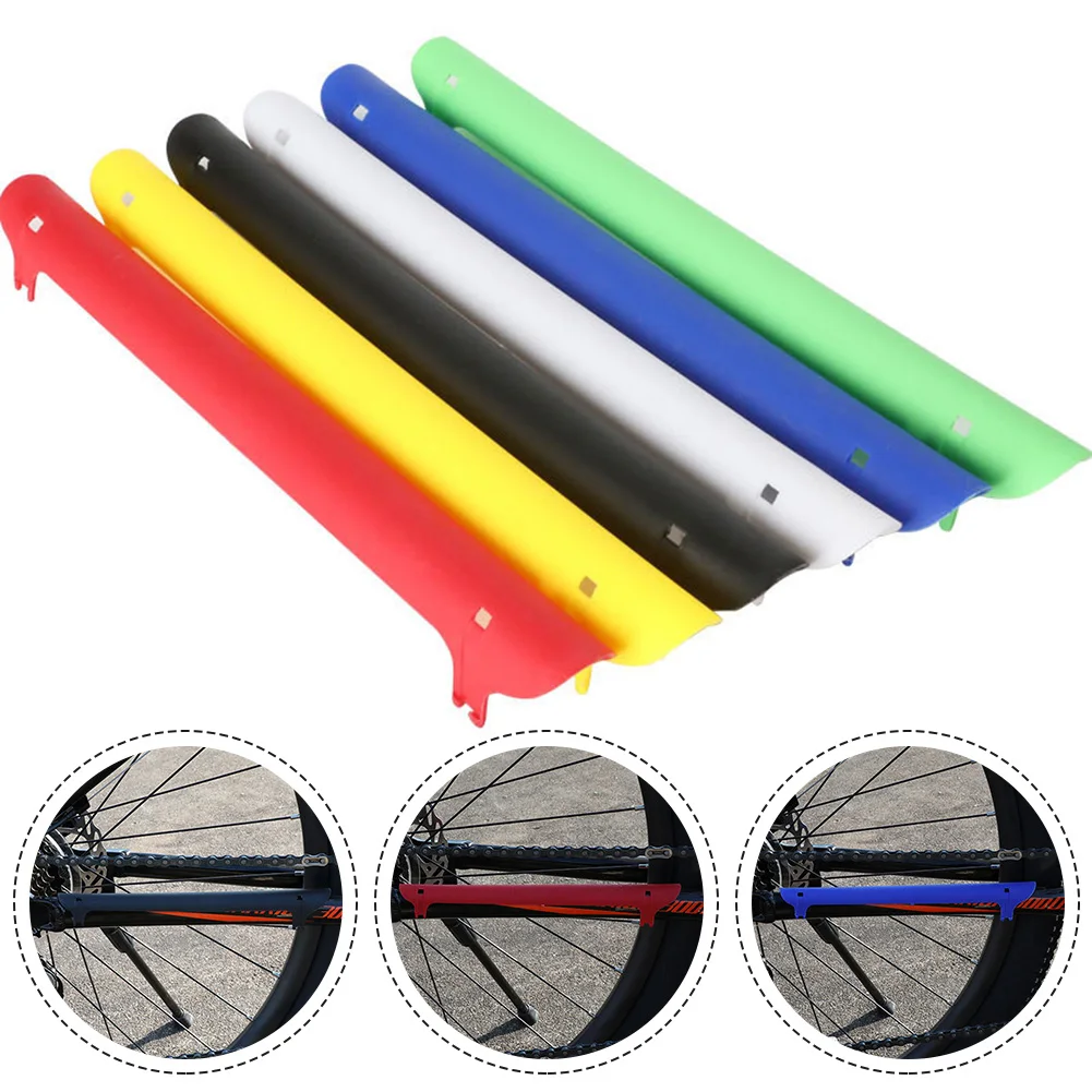 Bicycle Frame Chain Protector Chain Rear Fork Guard Chain Protector Bicycle Replacement Parts For Mountain / Road / Folding Bike