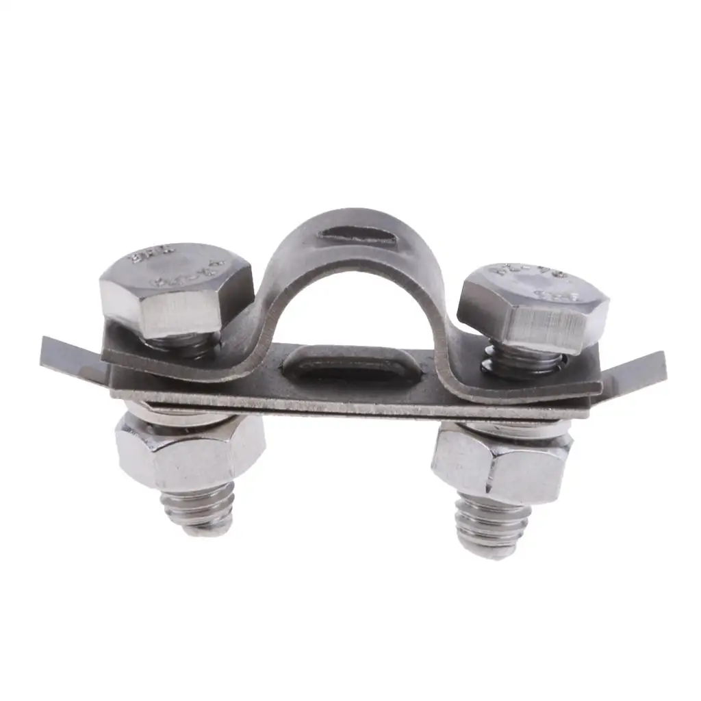 MagiDeal 304 Stainless Steel Control Throttle Cable U Shaped Clamp Boat Hardware for Inflatable Fishing Kayak Canoe Boat Access