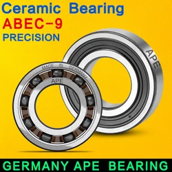 German APE Bearings 6902-2RS hybrid ceramic bearing 15*28*7mm, 1PCS ABEC-9 6902 RS bicycle bearing, mountain bicycle bearing
