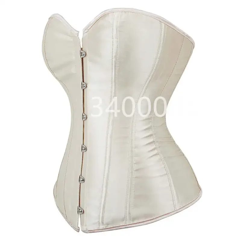 Caudatus черный корсет топ плюс размер бюстье Overbust атласный сексуальный костюм корсет парча винтажный стиль свадебный корсет женский