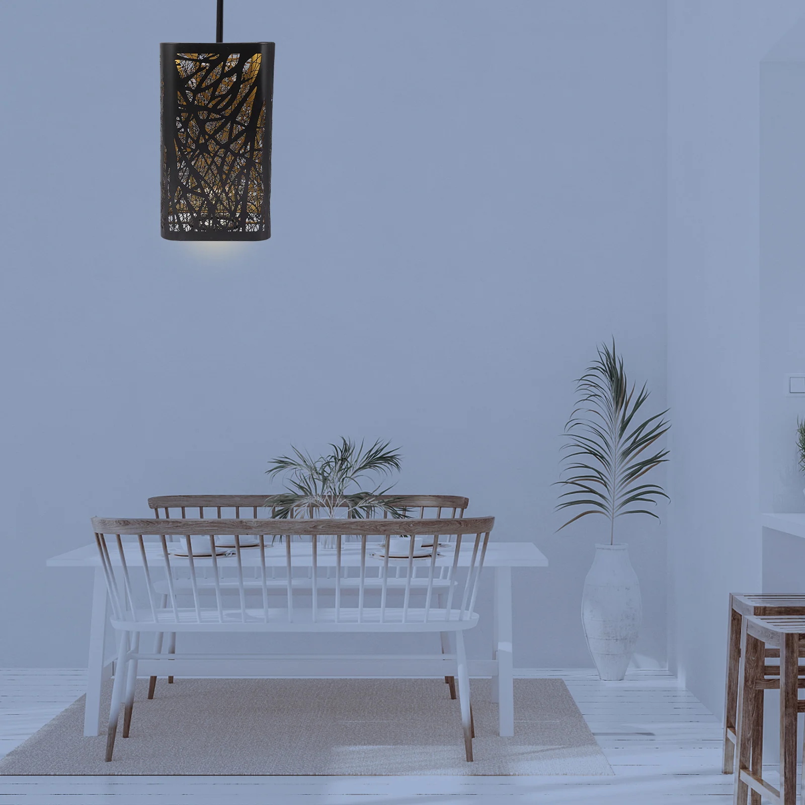 

Tree Patterns Metal Lampshade Pendant Light Decorative Accessory Soften Light for Home Parties Festivals Lamp Shades