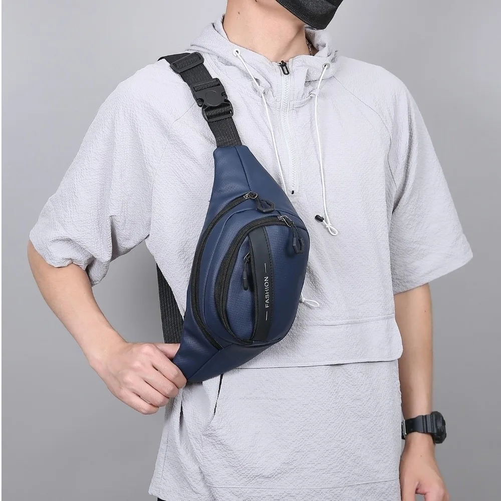 

Multi-function Men Chest Bag Waterproof Large Capacity Fanny Phone Pack Belt Bag Wear-resistant Running Waist Bags Outdoor